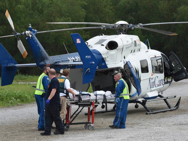 Helikopter-Krankentransport in Mississippi