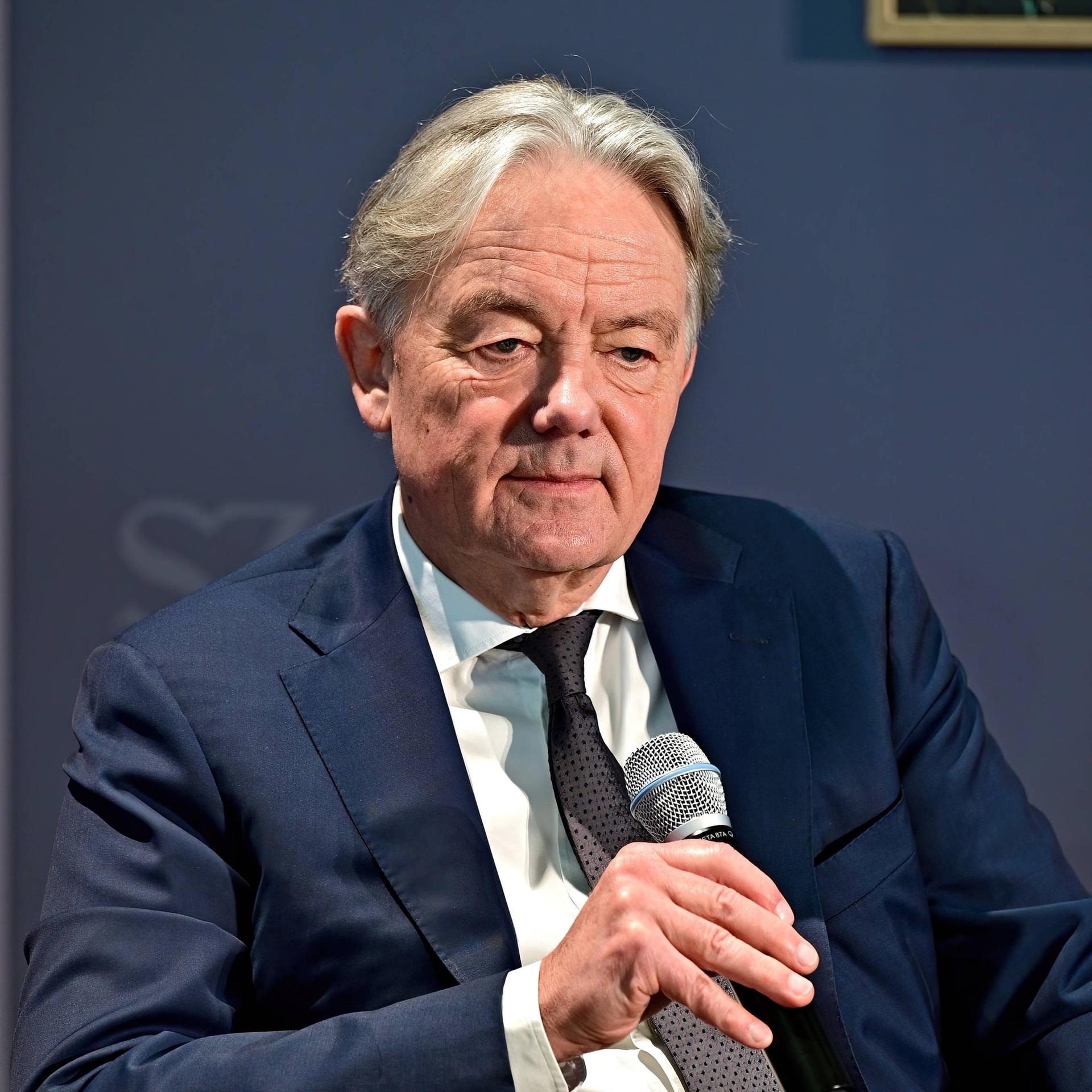Der Historiker Norbert Frei am 17.10.2025 auf der Frankfurter Buchmesse.