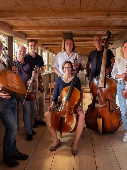 Gruppenbild des Thüringer Bach Collegiums.