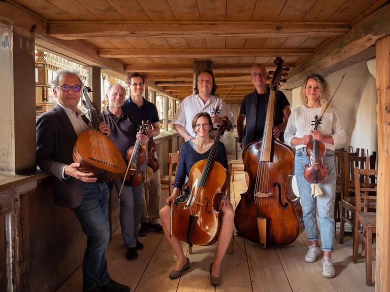 Gruppenbild des Thüringer Bach Collegiums.
