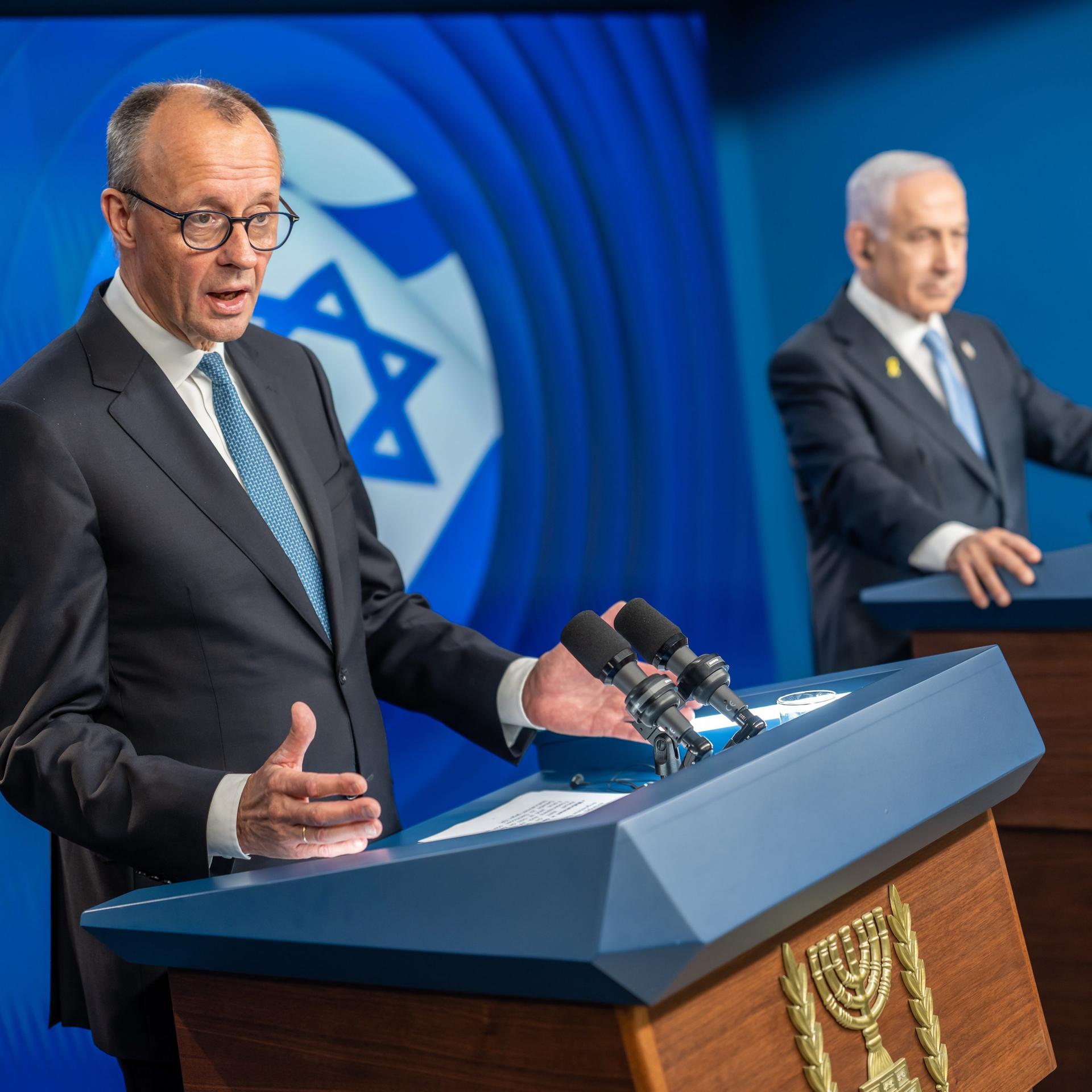 Israel-Besuch - Merz spricht Differenzen an Israel-Besuch - Merz spricht Differenzen an