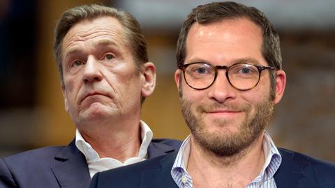 Vorstandsvorsitzender des Axel Springer Verlags Mathias Döpfner und der ehemalige Chefredakteur der Bild-Zeitung Julian Reichelt.