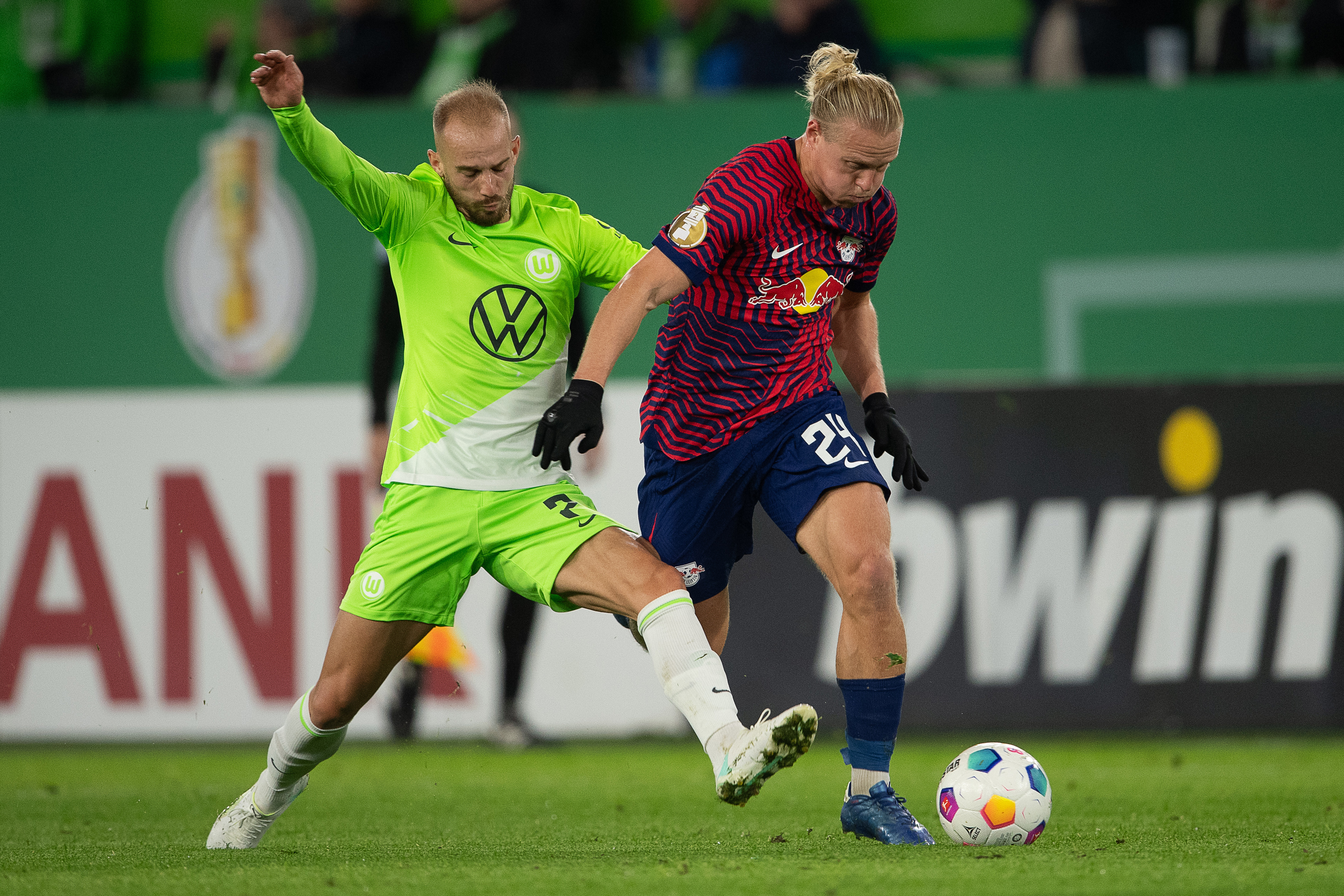 Fußball - Wolfsburg wirft Leipzig aus dem DFB-Pokal
