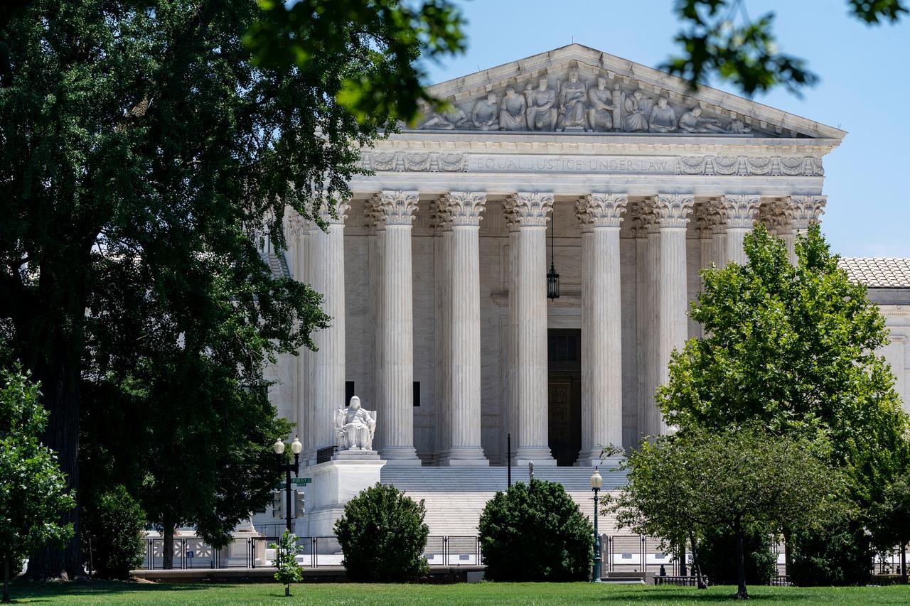 Das Gebäude des Supreme Court auf dem Capitol Hill in Washington