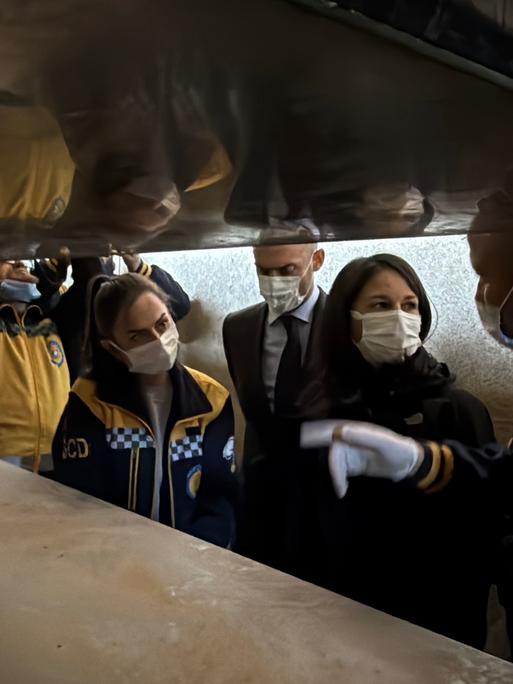 Außenministerin Annalena Baerbock besucht in Syrien das Foltergefängnis Saidnaja. 