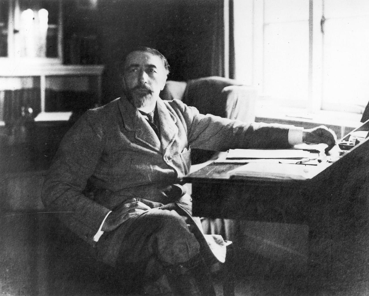 Der Schriftsteller Joseph Conrad (1857-1924). 
