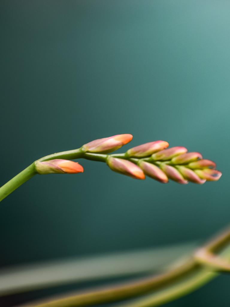 Nahaufnahme von Blütenknospen.