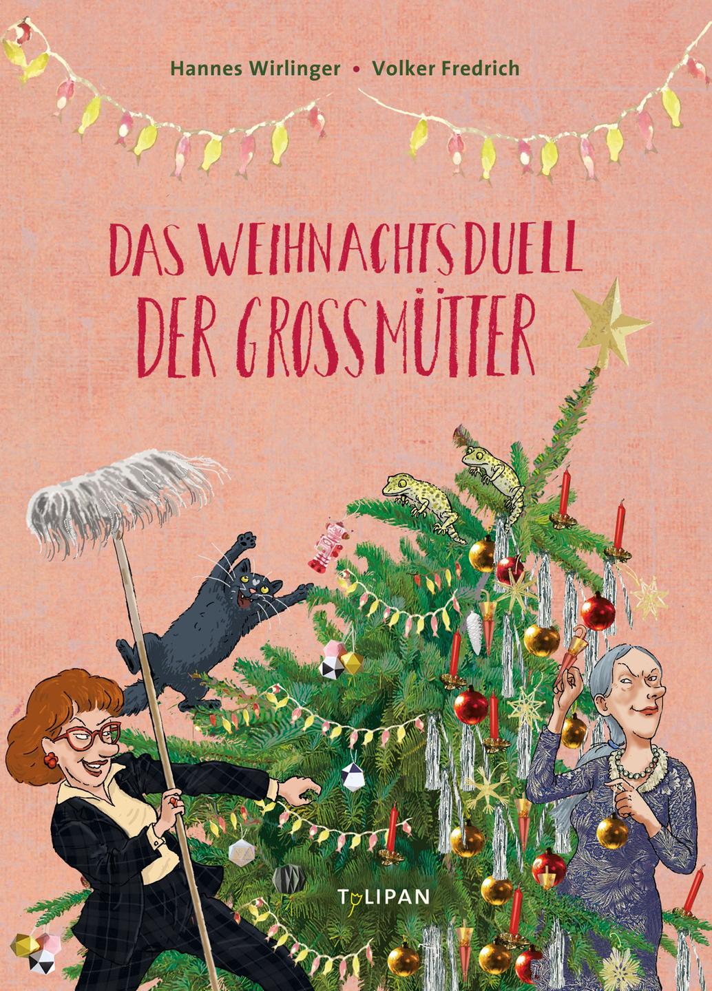 Cover des Buches "Das Weihnachtsduell der Großmütter" von Hannes Wirlinger