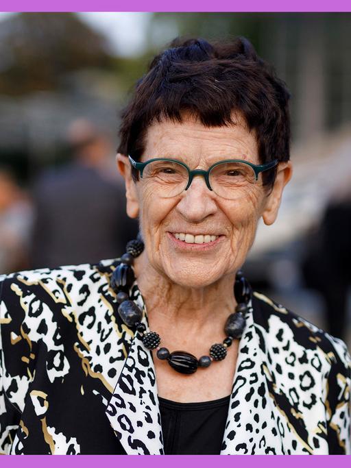 Rita Süssmuth beim Festakt zum 75. Geburtstag des Landes Nordrhein-Westfalen auf der Düsseldorfer Galopprennbahn am 23.08.2021. 