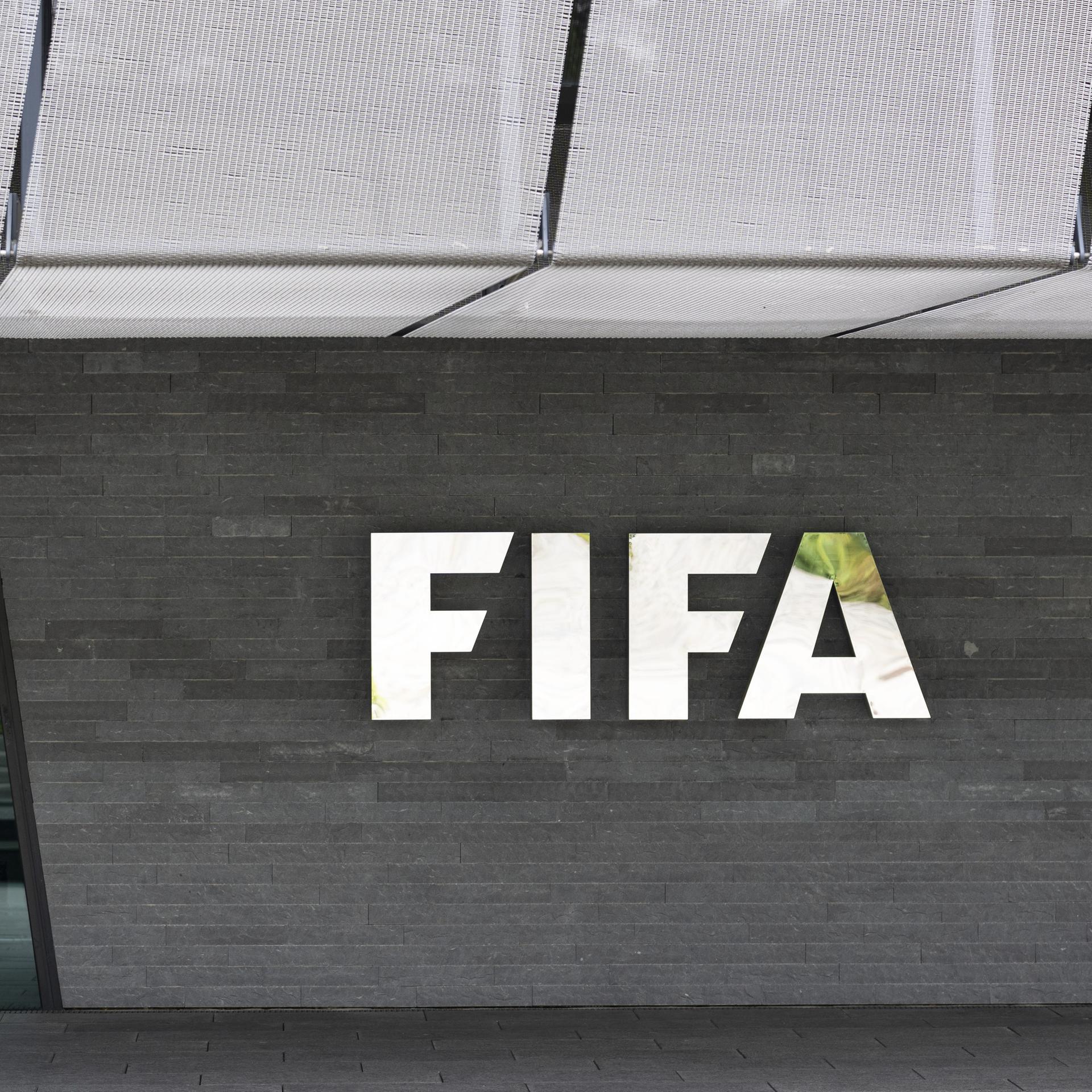 Der Hauptsitz der Fifa in Zuerich fotografiert am Freitag, 24. Mai 2024. (KEYSTONE/Gaetan Bally)
