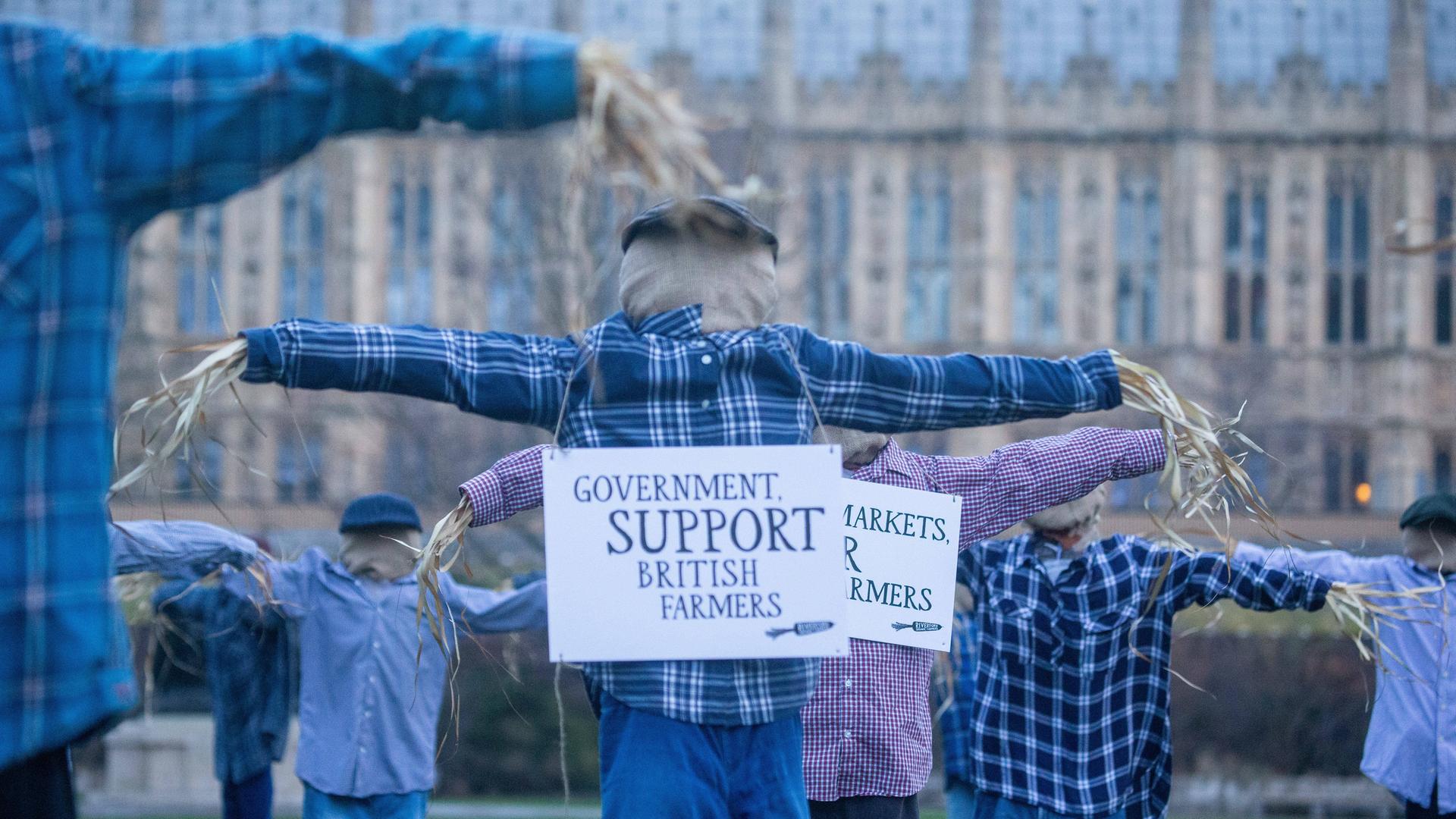 Bauernproteste: Britische Landwirte ärgern sich über Marktbedingungen