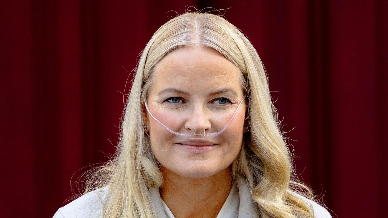 Die norwegische Kronprinzessin Mette-Marit bei einer Feier im Mai 2026.