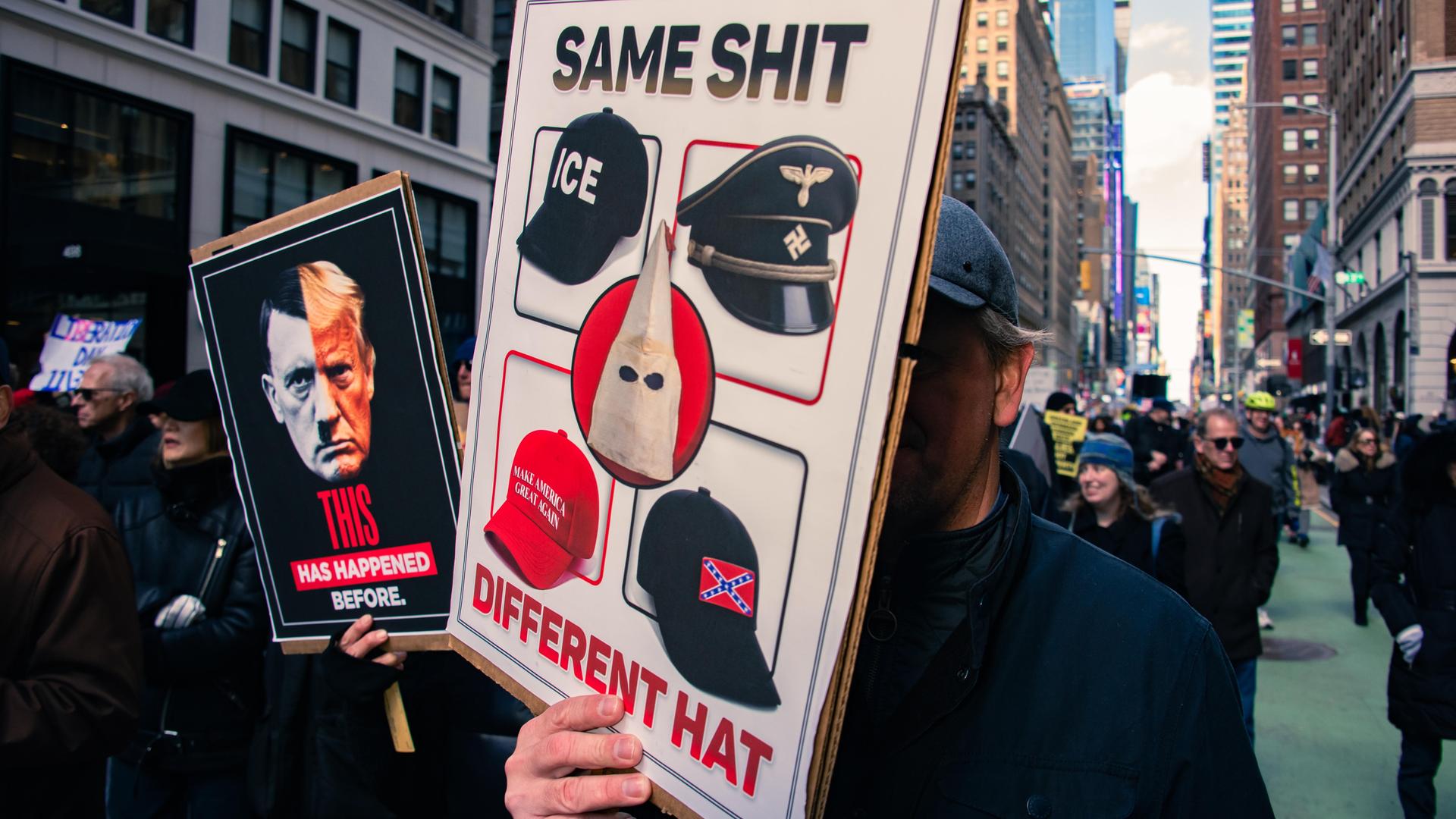 No Kings-Protest in New York City im März 2026.