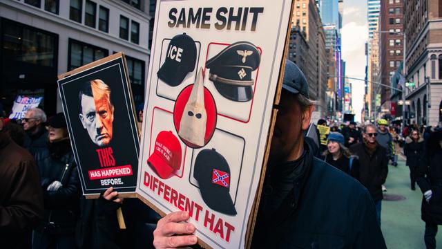 No Kings-Protest in New York City im März 2026.