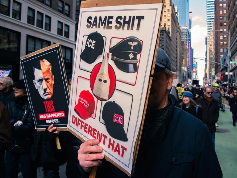 No Kings-Protest in New York City im März 2026.