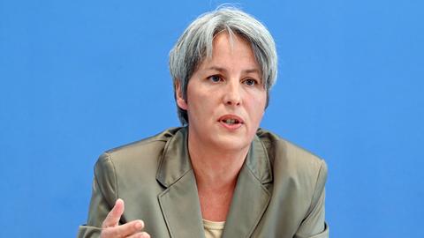 Kerstin Claus im Haus der Bundespressekonferenz. Berlin, 30.05.2022