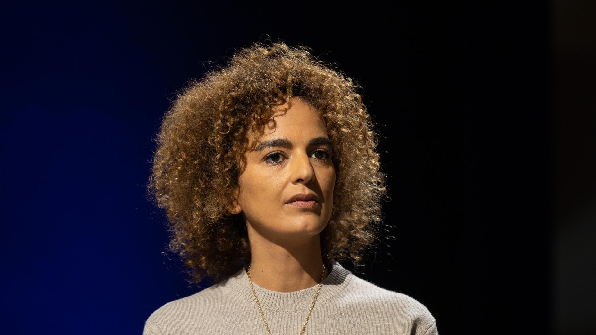Leila Slimani im Porträt. Leila Slimani im Porträt.