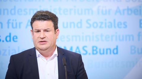 Hubertus Heil am 31.05.2022 bei einer Pressekonferenz in Berlin