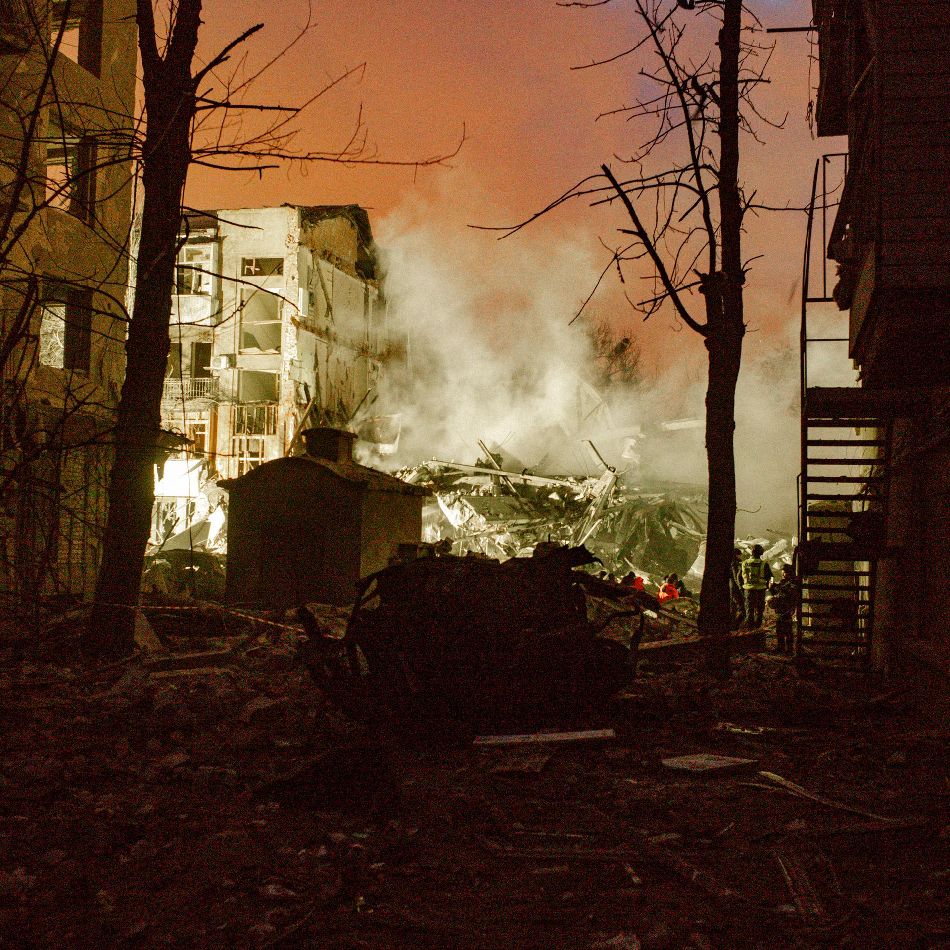 Ukraine - Mindestens vier Tote bei russischem Angriff auf Charkiw