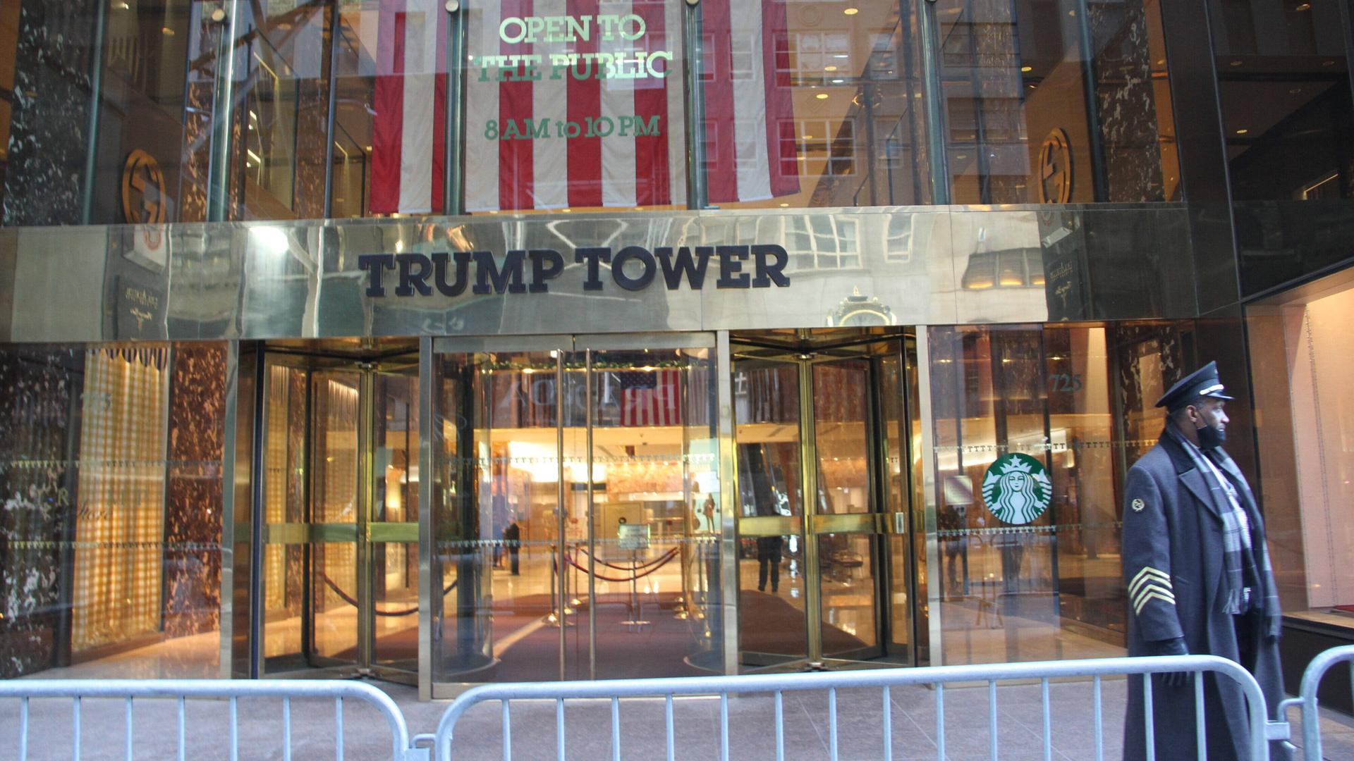 Der Trump Tower in New York gehört zu den Immobilien der Familie Trump