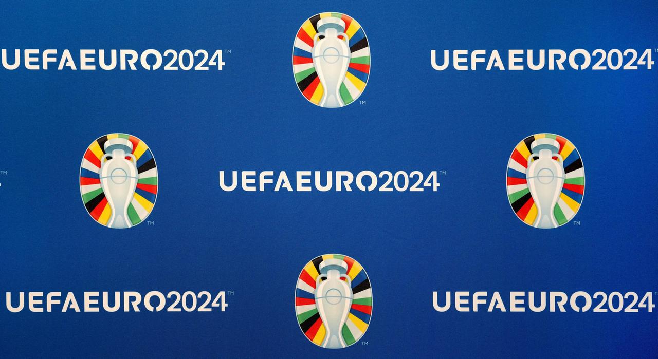 Das Logo der UEFA 2024 in Deutschland