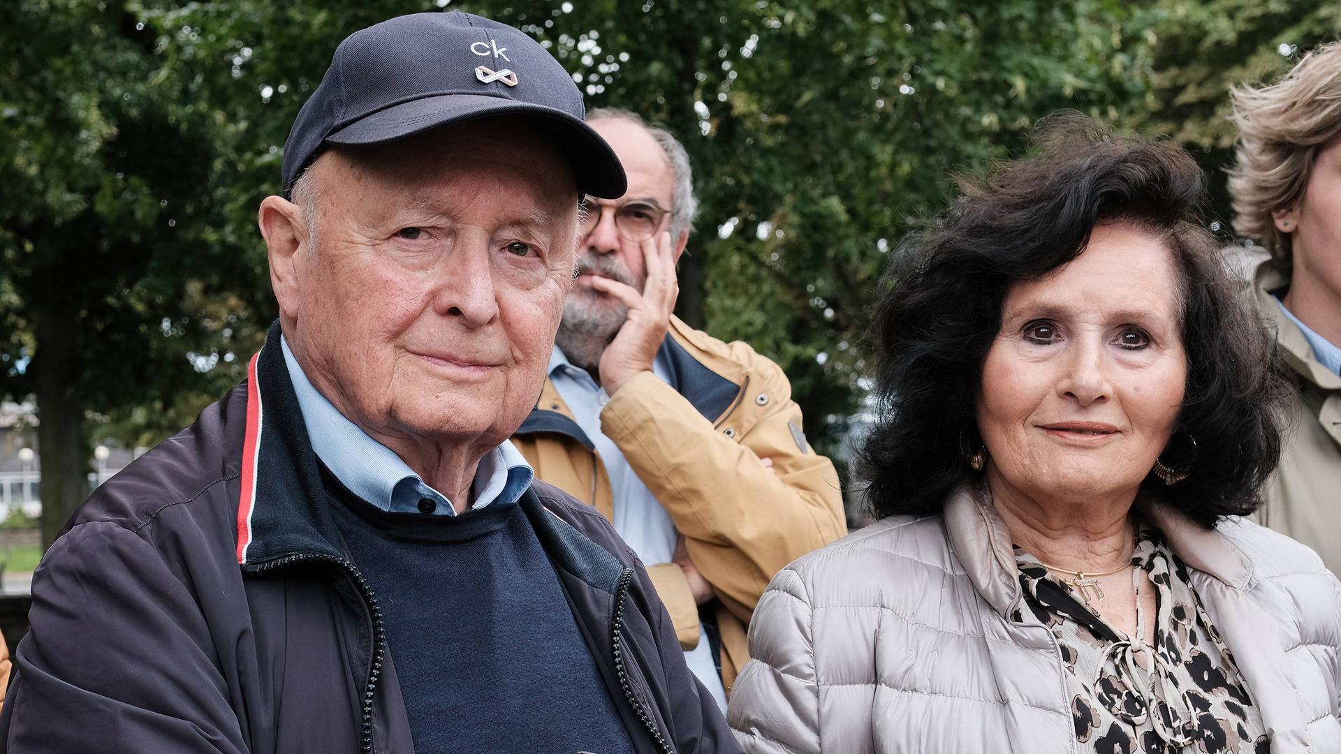 Das Foto zeigt Herbert Rubinstein mit Ehefrau Ruth Düssel.