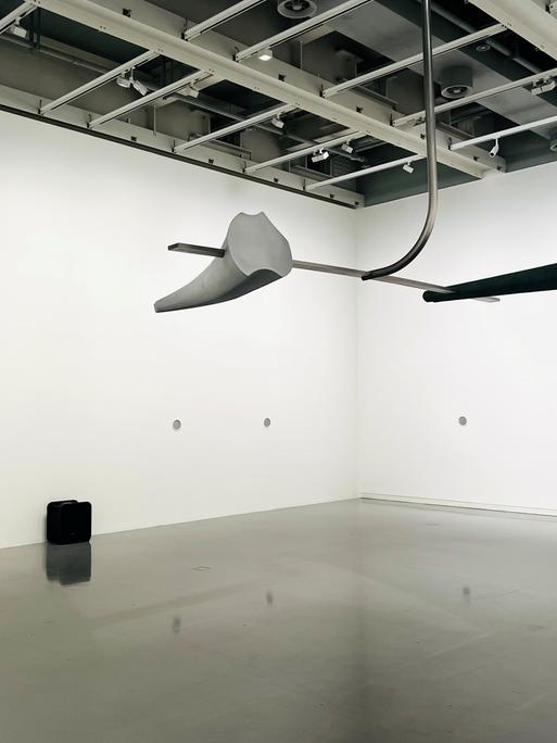 Aufnahme einer Kombination aus einer visuellen Installation samt zugehöriger Soundinstallation in einer Ausstellung.