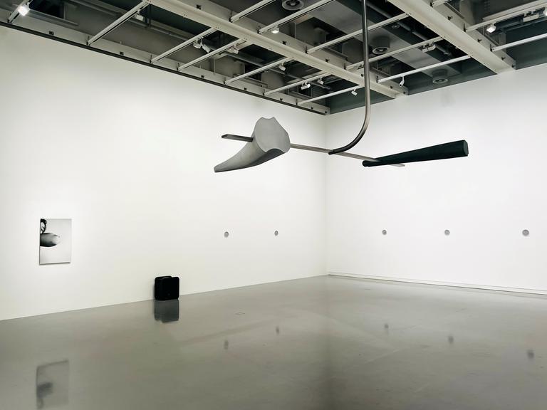 Aufnahme einer Kombination aus einer visuellen Installation samt zugehöriger Soundinstallation in einer Ausstellung.