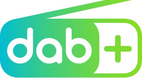 DAB+ Logo mit dem Schriftzug "mehr Radio"