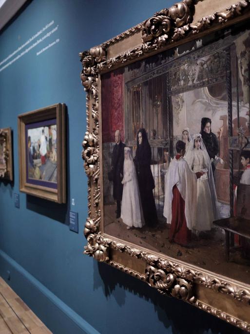  Die Ausstellung im Sorolla-Museum in Madrid, Spanien.