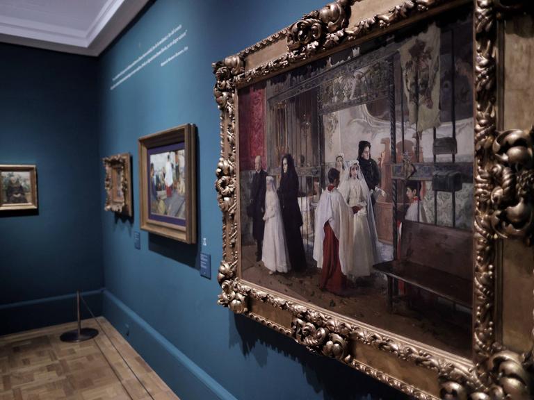  Die Ausstellung im Sorolla-Museum in Madrid, Spanien.