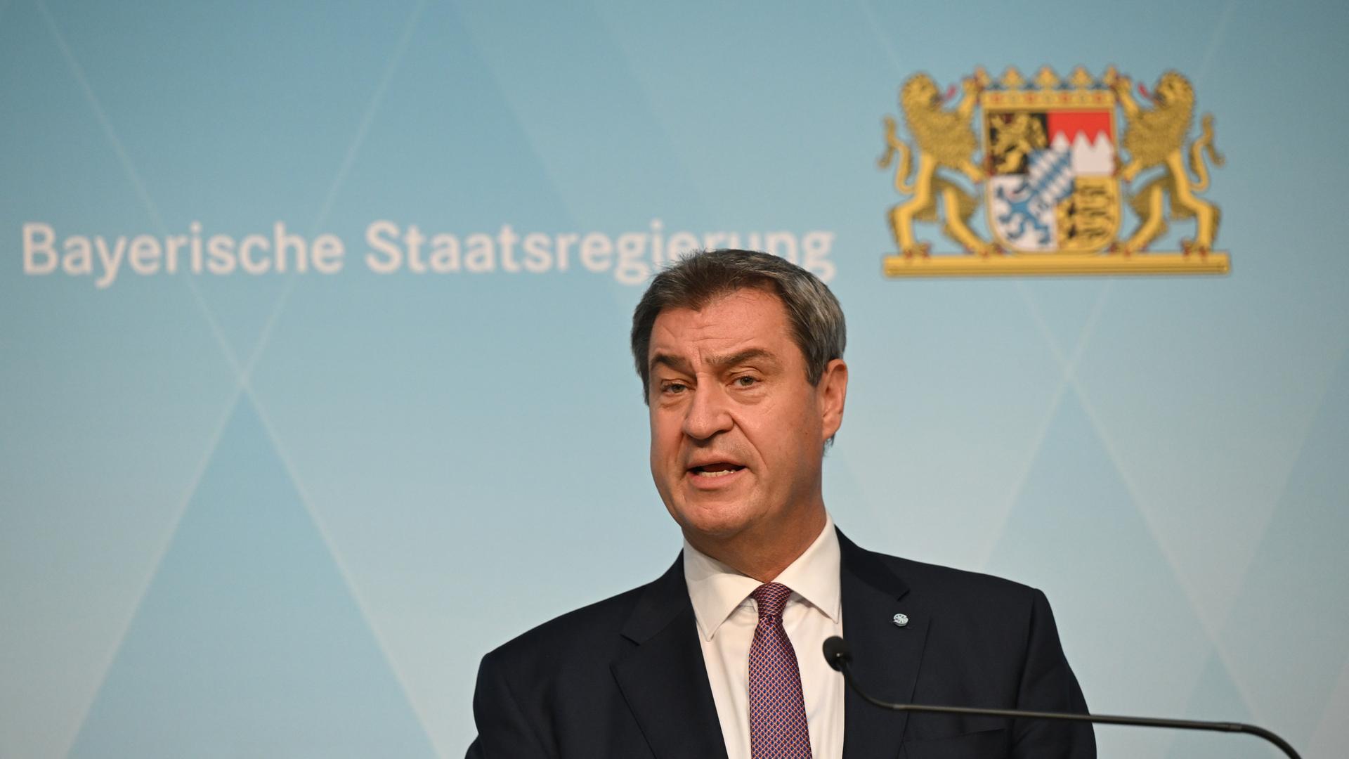Markus Söder (CSU), Ministerpräsident von Bayern Markus Söder (CSU), Ministerpräsident von Bayern