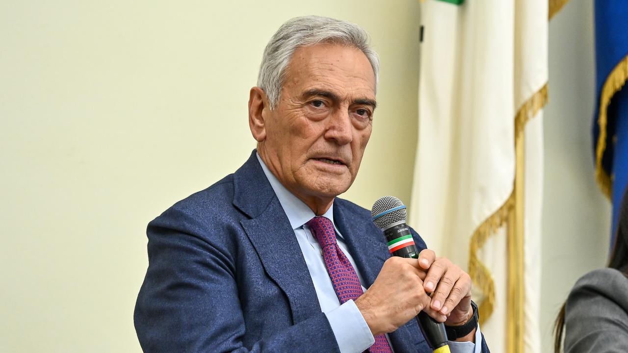 Der Präsident des italienischen Fußballverbands FIGC, Gabriele Gravina