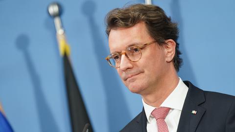 Der Ministerpräsident von Nordrhein-Westfalen, Hendrik Wuest (CDU),
