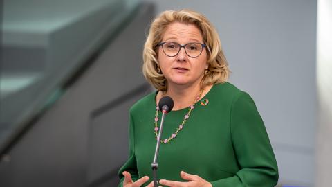Svenja Schulze (SPD), Bundesministerin für wirtschaftliche Zusammenarbeit und Entwicklung.