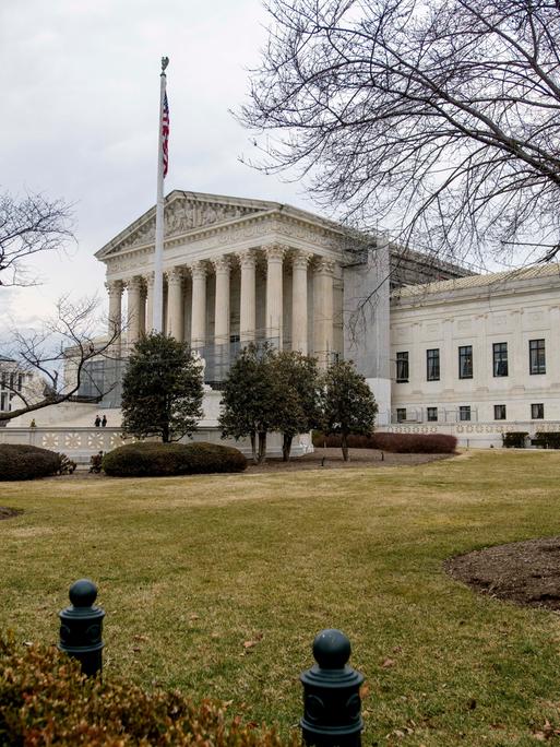 Der US-Supreme-Court auf dem Capitol Hill, Sitz der US-Regierung, Washington.
