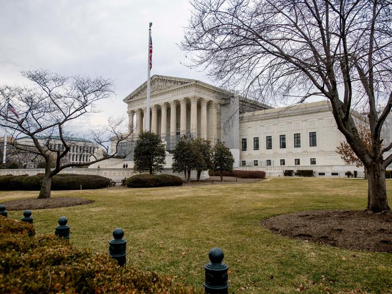 Der US-Supreme-Court auf dem Capitol Hill, Sitz der US-Regierung, Washington.