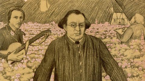 EDUARD MORIKE German poet and novelist Date: 1804 - 1875 (Mary Evans Picture Library) || Nur für redaktionelle Verwendung