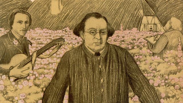 EDUARD MORIKE German poet and novelist Date: 1804 - 1875 (Mary Evans Picture Library) || Nur für redaktionelle Verwendung