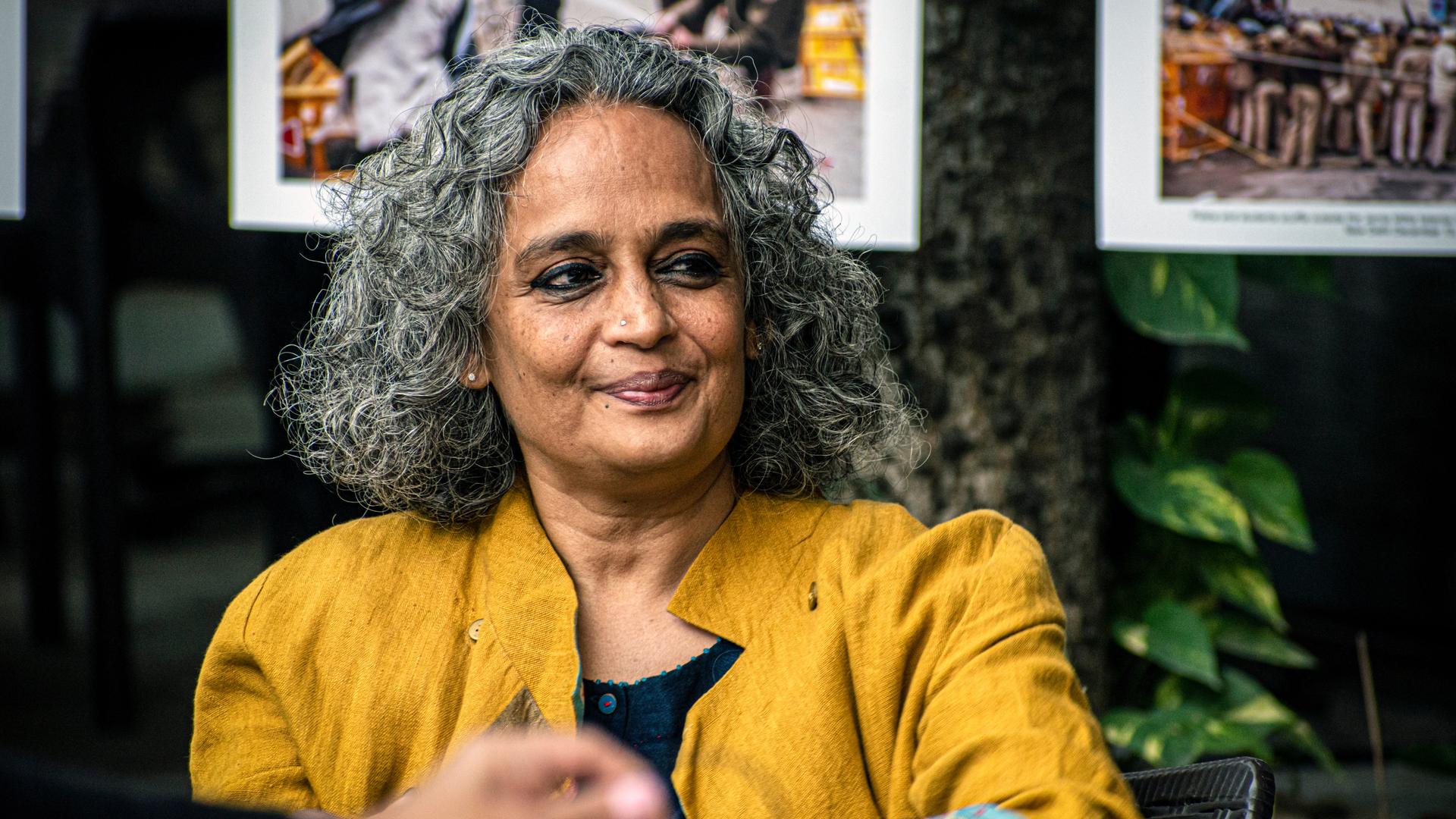 Arundhati Roy am 15. Dezember 2019. 