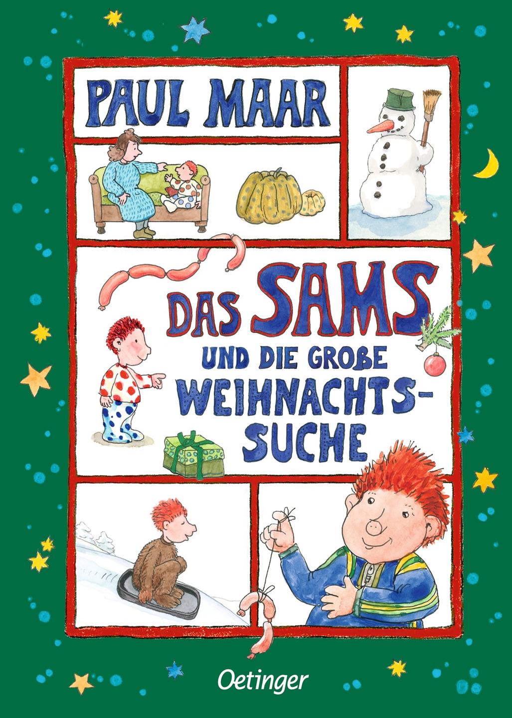 Das Cover des Buches "Das Sams und die große Weihnachtssuche"