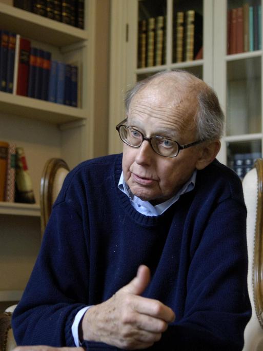 Der Politologe Samuel P. Huntington 2005 in Neuhardenberg