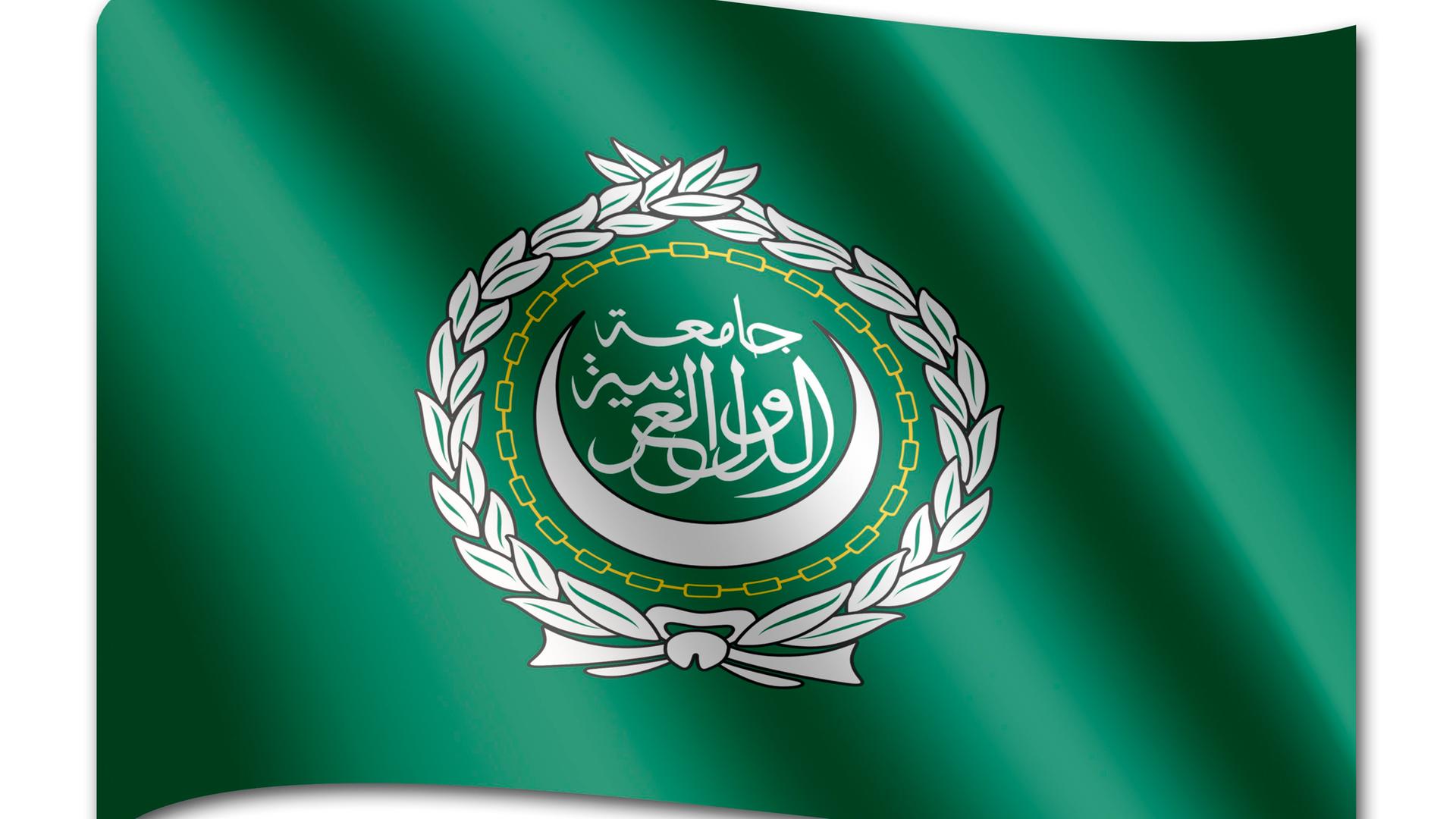Die Flagge Arabische Liga