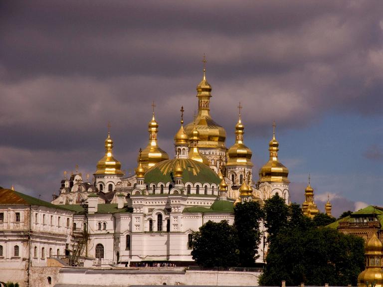Das Höhlenkloster Lavra in Kiew.