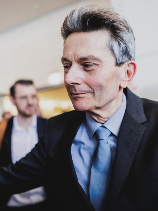 Rolf Muetzenich, ehemaliger SPD Fraktionsvorsitzender, aufgenommen nach der Fraktionssitzung der SPD in Berlin, 26.02.2025.