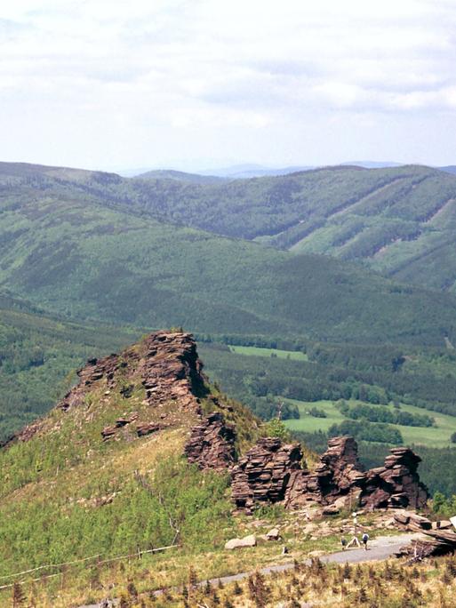 Die Felsformationen des Altvatergebirges in Tschechien