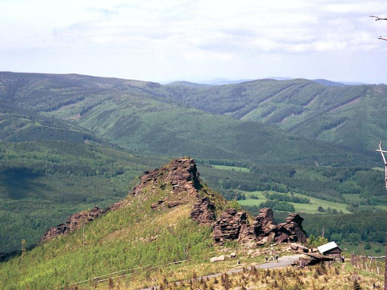 Die Felsformationen des Altvatergebirges in Tschechien