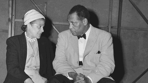Paul und Eslanda Robeson im Jahr 1952