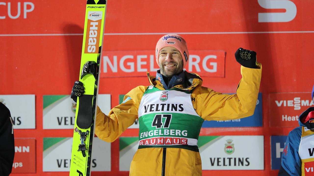 Weltcup in Engelberg Sieg für Skispringer Pius Paschke