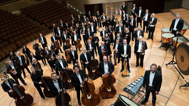 Ein Gruppenbild der Mitglieder des Deutschen Symphonie-Orchester Berlin.
